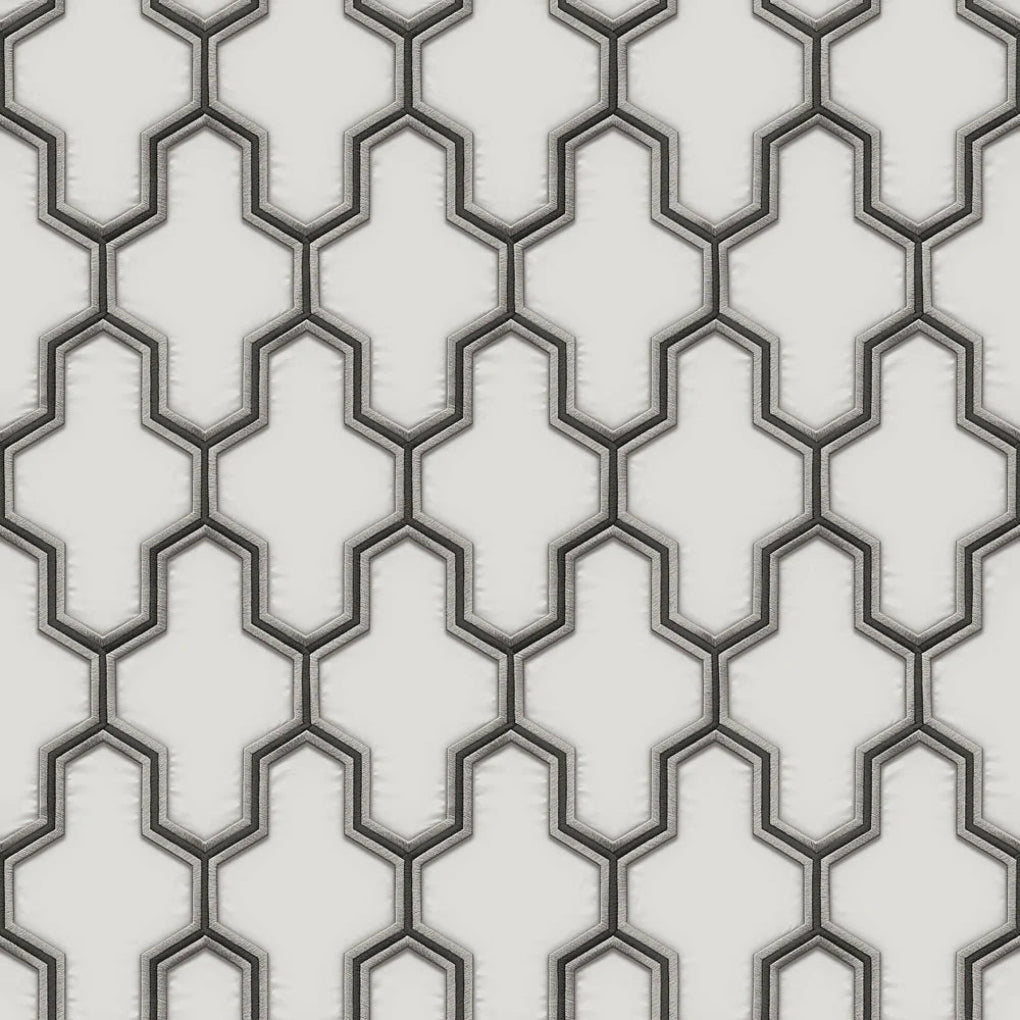 Geometric Silk Textured