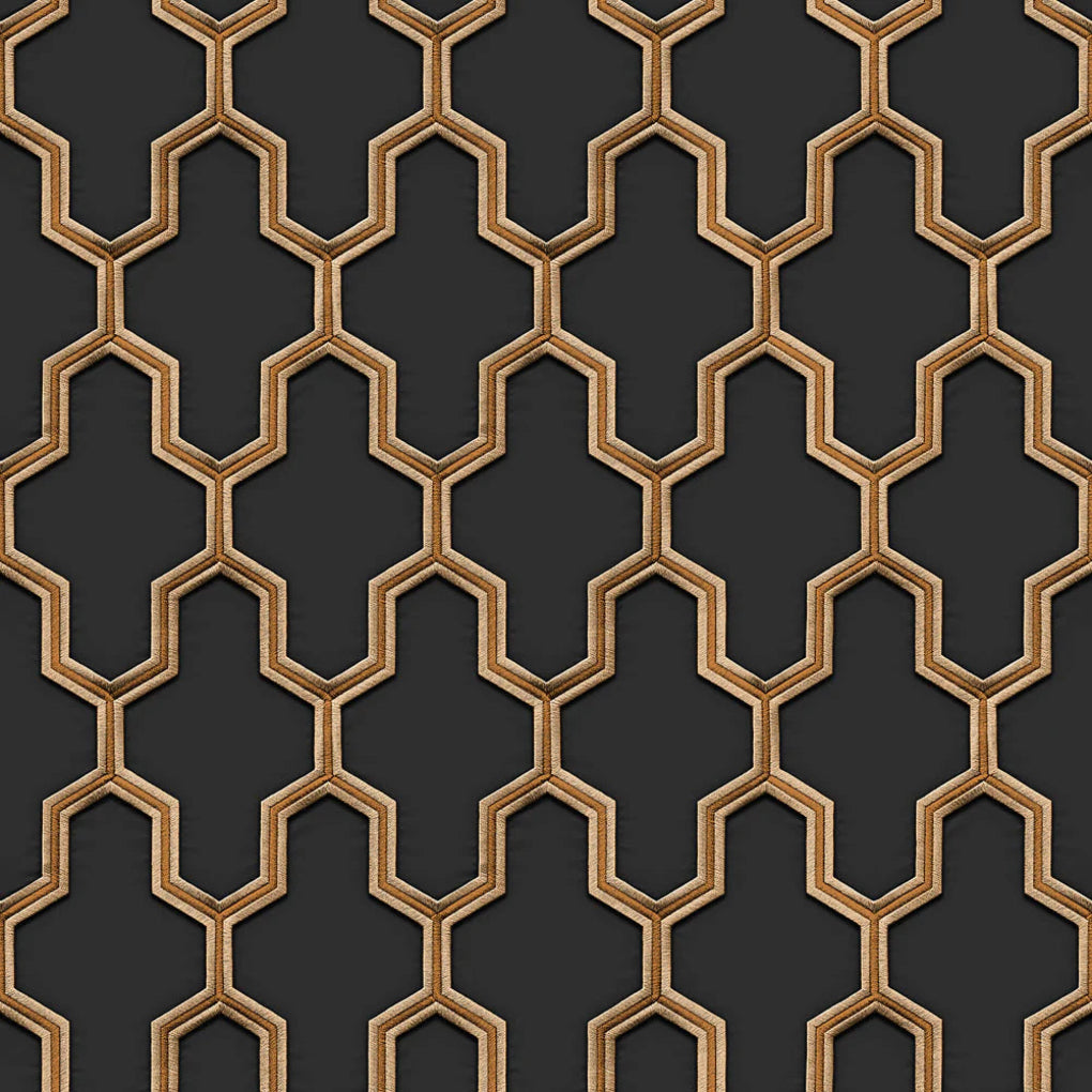 Geometric Silk Textured