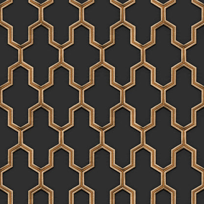 Geometric Silk Textured